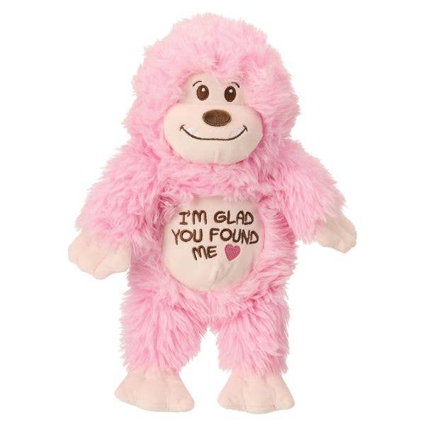14-Inch Girl Bigfoot Plush I'm Glad You Found Me Stuffed Animal