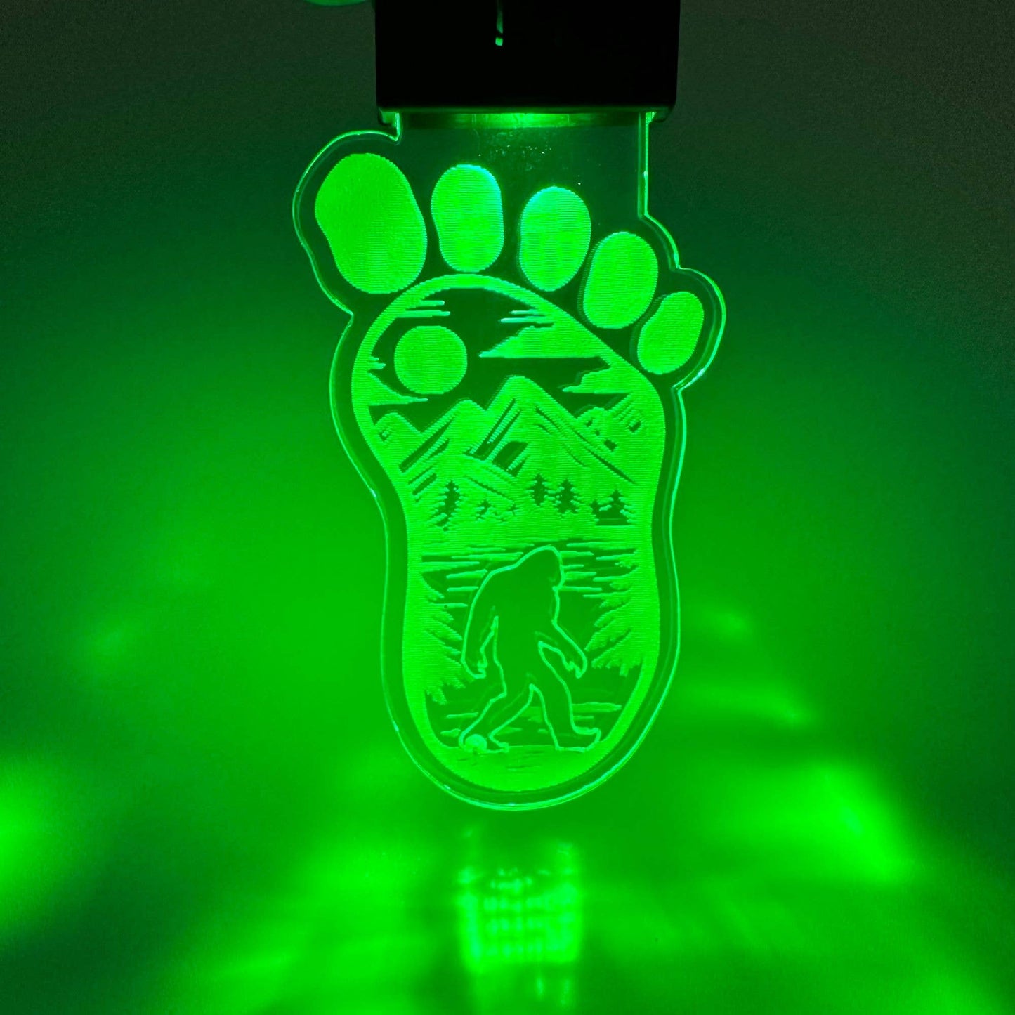 Bigfoot Rechargeable LED Keychain with Clip