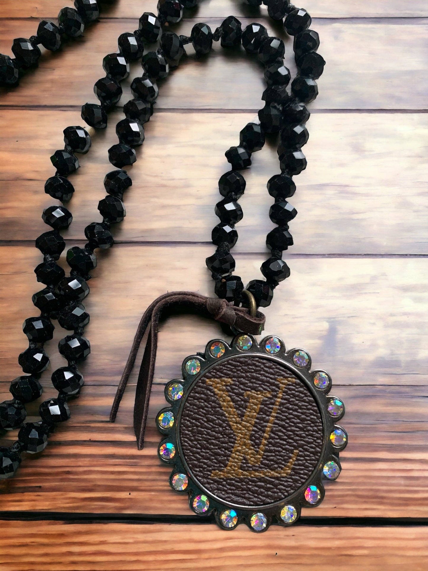 Glossy Black Necklace