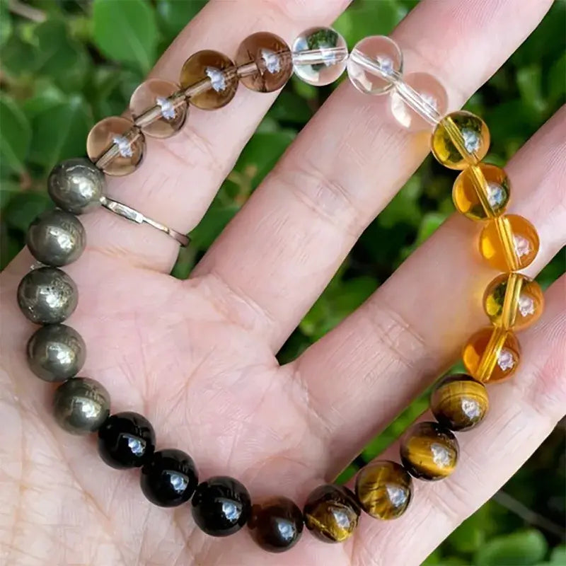  Natural Stone Obsidian Bracelet