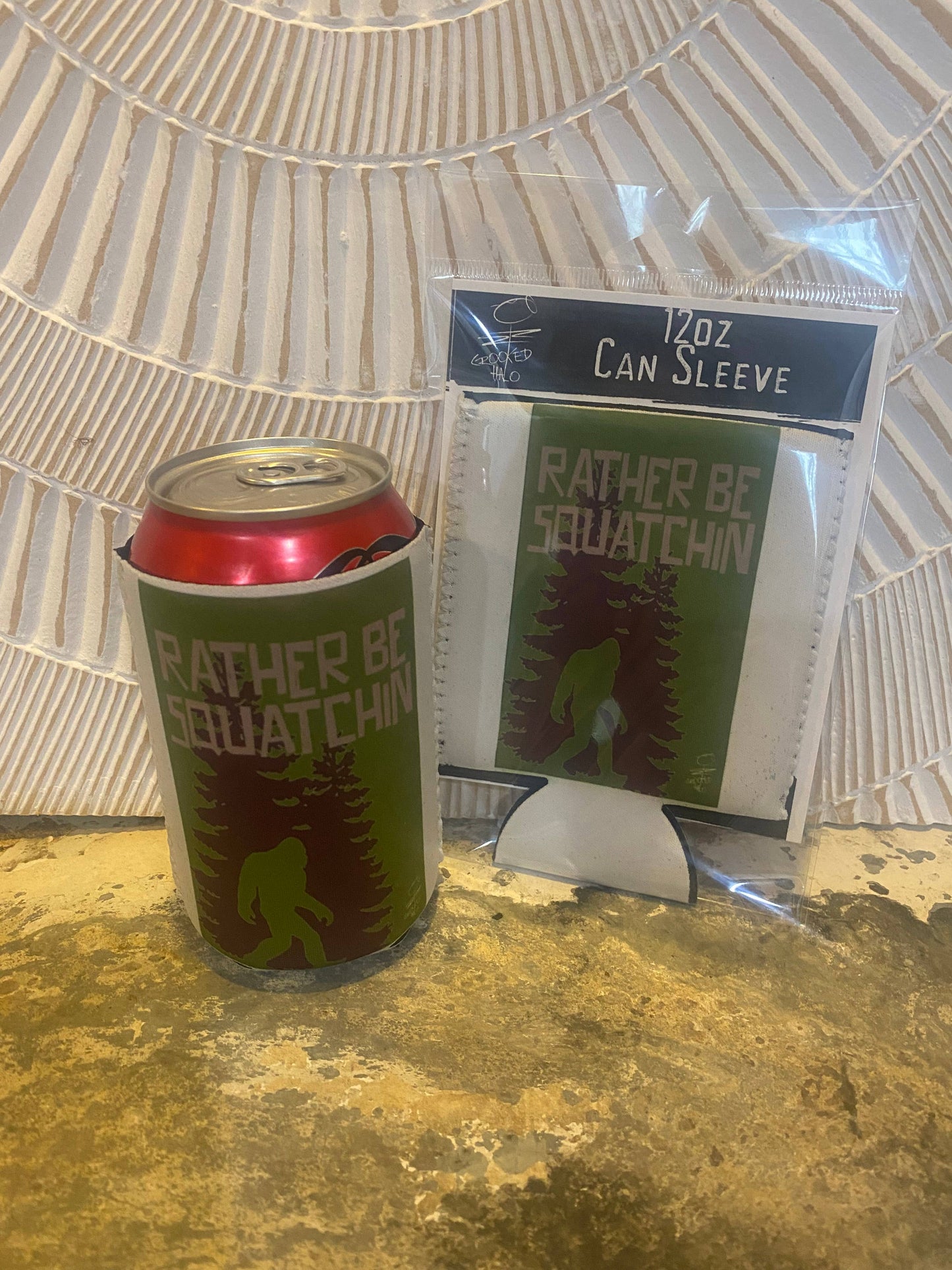 "Rather Be Squatchin" Neoprene Can Sleeve