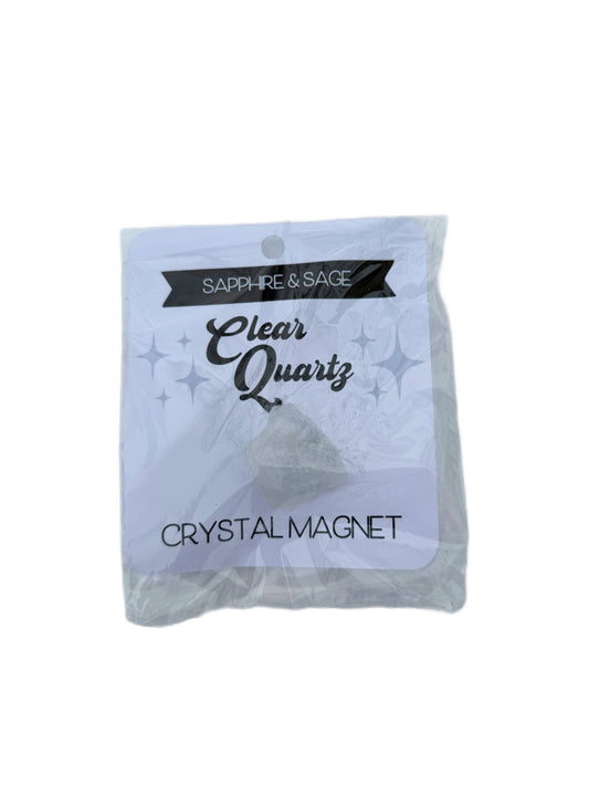 Clear Quartz Crystal Magnet