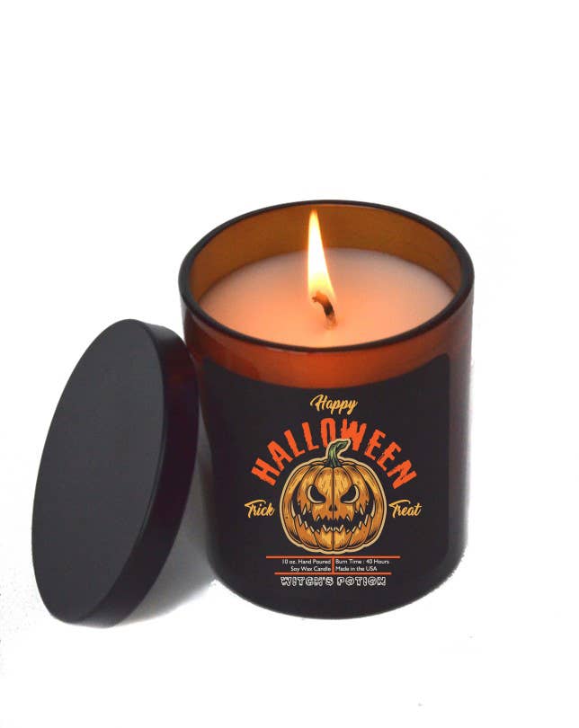 Pumpkin Trick or Treat Halloween Candles - Soy Wax Candle