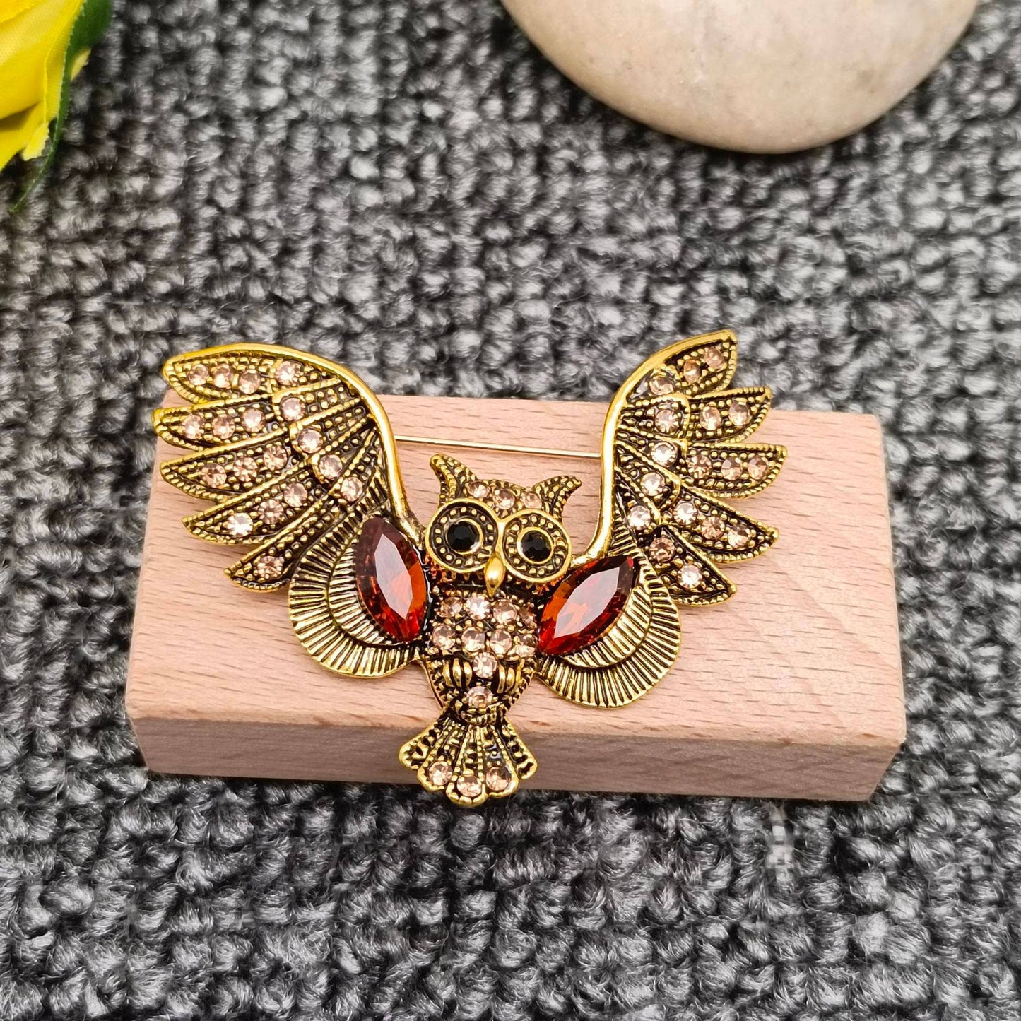 Vintage Owl Brooch