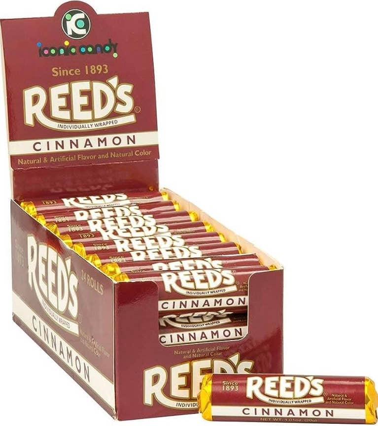 Nostalgic Reed’s “Cinnamon 
” Hard Candy Roll Est. 1893!