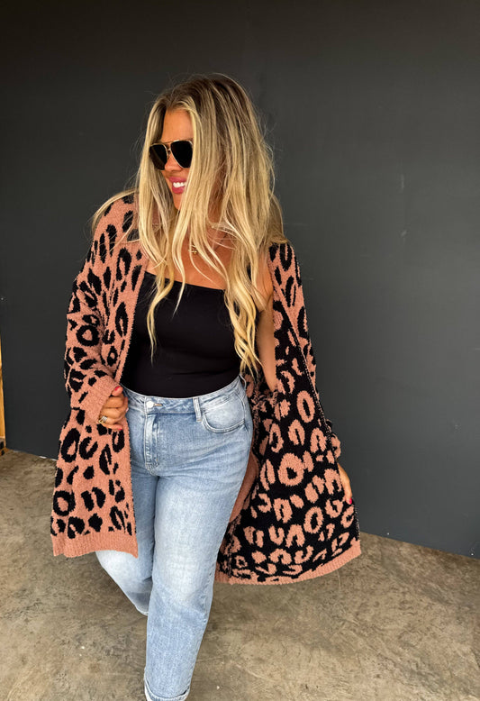 CHEETAH CLOUD CARDIGAN